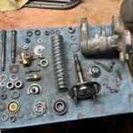 Le balancier de fourche entièrement démonté